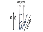 Bow Ladder BATSYSTEM ST95/125/130