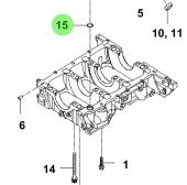 Bukh 21118-3A000 - O-Ring for S270J Cylinder Block