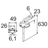 Webasto 1322830B - Fuel Tank Standpipe Twin Outlet/394157