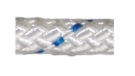 Allpa Allcord-17 Easy Braided Polyester Sheet & Halyard Sinking Line Ø6-16 mm White/Blue, 200 m