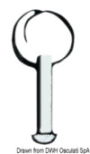 Osculati Stainless Steel Clevis Pins Without Split Ring Ø4–8 mm, 10–25 mm