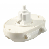 Foresti & Suardi White Plastic Lock With Striking Plate