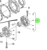 Nanni Diesel 970313032 - Wheel Bearing Case Assembly for Crankshaft Bearings
