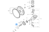 Vetus STM1035 - Extra Pulley for M4.15. O= 104 mm