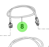 Bukh 00112-5S112 - RPM Wiring Harness for R210J and S270J Instruments