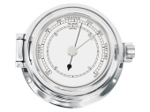 Talamex Series 115 Solid Brass Chrome Plated Barometer 84mm
