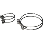 Plastimo 51169 - Double ring hose clamp 48,5-55 mm