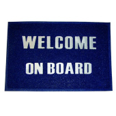 Blue Welcome Doormat 600X400 mm