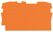 Wago Connection Clamp End/Middle Plate Orange 1.5/2.5mm²