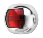 Allpa Navigation Light, Chromed Housing; Red 112.5°