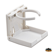 Trem D1774004 - Folding Glass And Can Holder White Color