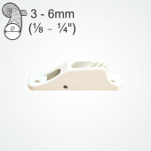 Clamcleat CL203/S2 Junior Cleats with Bottom Roller for 3–6 mm Rope
