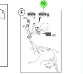 Bukh 00750-BS1H0 - Insulated Engine Control Wiring for S270J Engines