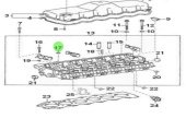 Nanni Diesel 970312533 - Cylinder Head Sealing Plug No. 2 for T6 Engines