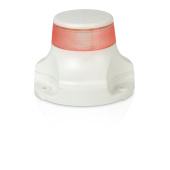 Hella Marine 2LT 980 910-531 - 2 NM NaviLED 360 PRO - All Round Red Navigation Lamps, Surface Mount - White Base
