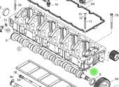 Steyr Z002602-6 - Camshaft Housing Assembly From 682300700 and Higher