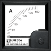 Blue Sea 1055 - DIN Ammeter DC 0–150A+Shunt