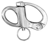 Hollex Snap Shackle 52mm Fixed Eye Stainless Steel 316