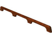 Eude Handrail 3-Loop Teak