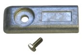 Navalloy Mercury Aluminum Anode; Trim Cylinder Anode