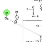 Nanni Diesel 970312020 - Bolt and Washer for Cylinder Head Assembly