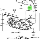 Nanni Diesel 970314146 - Timing Case Stud Bolt for T4 Series Engines