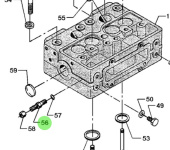 Bukh 531Z0052 - Banjo Bolt for DV24RME, DV29RME, and DV32 Engines