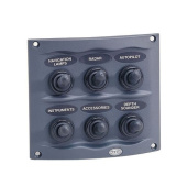 Hella Marine 8HG 998 514-051 - 4 Way Compact Switch Panel - Grey