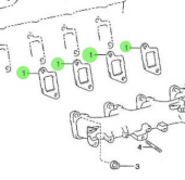 Nanni Diesel 970312276 - Gasket for Intake Manifold and Gasket Kit
