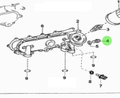 Nanni Diesel 970312673 - Oil Check Valve Sub-Assembly for Oil Filter Assembly