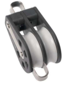 Barton N04211 - Double Block With Fixed Eye And Becket 12mm