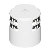 Lopolight 301-011KL+012G2-WH - Navigation Light 5NM 225° White With 2NM 360° White, White Coated