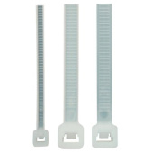 Euromarine Cable Tie - 2.5mm - 160mm - White (100 Pcs.)