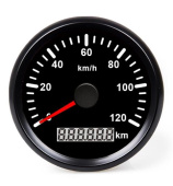 Hollex GPS Speedometer Black 0-120 km/h 9-32V