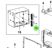 Bukh 00111-5S121 - M6 Lock Nut for R210J and S270J ECU and Case