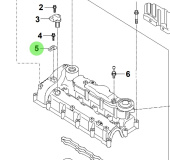 Bukh 91931-2F250 - Wiring Mounting Bracket for R210J Engines