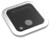 Goiot Aluminum Hatches Model 'Opal 10', Satin, Dims. 314x314mm, Hole Size 260x260mm, Mounting Depth 15mm