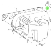 Nanni Diesel 970307775 - Inlet Manifold for 5.280HE Engines