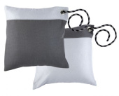 Marine Business Waterproof Cushion Set 40x40 Black Edition Grey & White (2 pcs.)