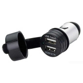 USB Dual Cigarette Plug