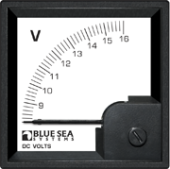 Blue Sea 1050 - DIN Voltmeter DC 8–16V