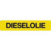 Marine Diesel Oil Identification Sticker, Dutch, Soft PVC, 10×2 cm