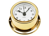 Autonautic R72D - Gold-Plated Marine Clock 72mm