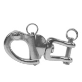 Belship 721421 - AISI 316 Stainless Steel Swivel Jaw Snap Shackle 70mm (5 pcs)