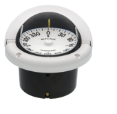 Ritchie Compass Model 'Helmsman', HF-742W, 12v, Flush Mount Compass, Dial Ø95mm/5°, White