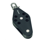 Barton N03430 - Fiddle Block Swivel Size 3 30/58mm – Plain Bearing, Ø30/58mm Sheaves, Max Rope 10mm