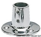 Osculati 41.112.25 - Pulpit Socket Round AISI316 90° 25 mm