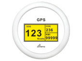 Wema 110323 - GPS-Digital Speedometer SOG COG Trip 60kn/110km White