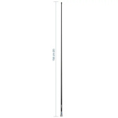 Scout Quick 2 3dB VHF Antenna 1.5m Black