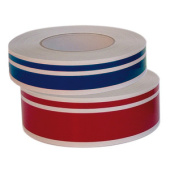 Osculati 65.109.01RO - Waterline 2-Stripe Red 34 mm